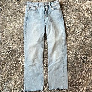 Topshop Straight Leg Jeans